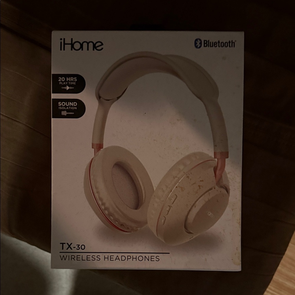 iHome TX-30 Wireless Headphones - Beige